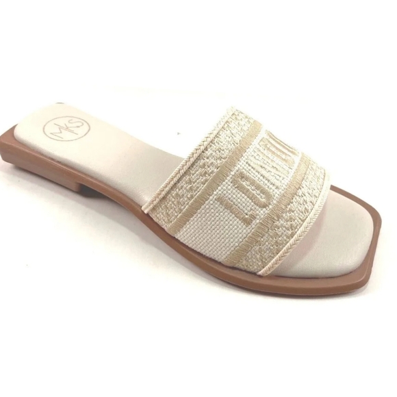 MKS London Sandals Slides - Picture 1 of 7